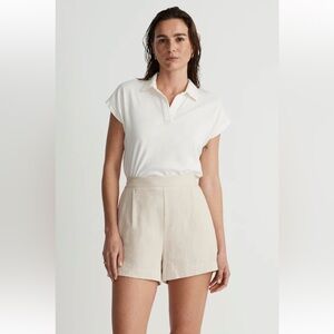 NWOT Madewell Relaxed V-neck Polo Tee